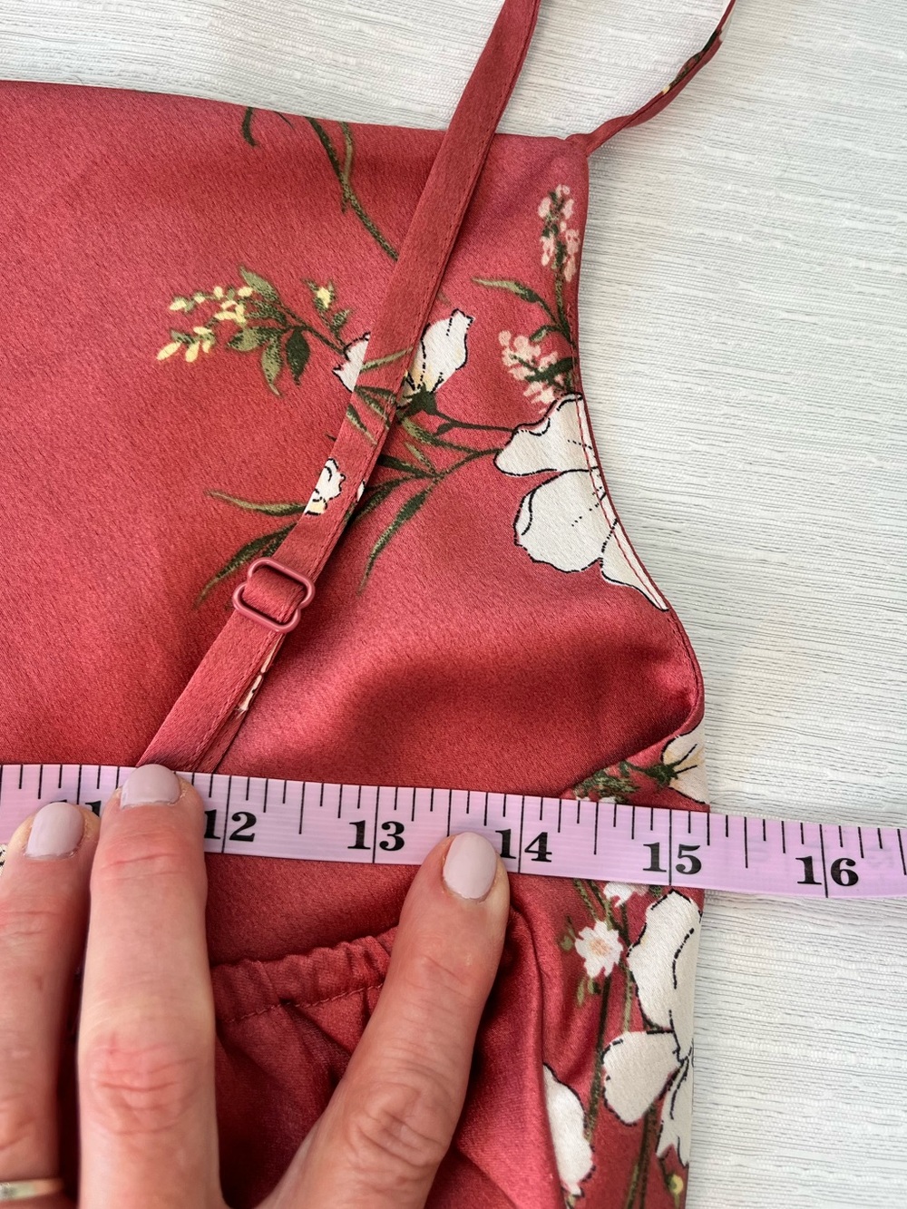 Inspired Hearts Dusty Rose Floral Slip Dress - Picture 7 of 12